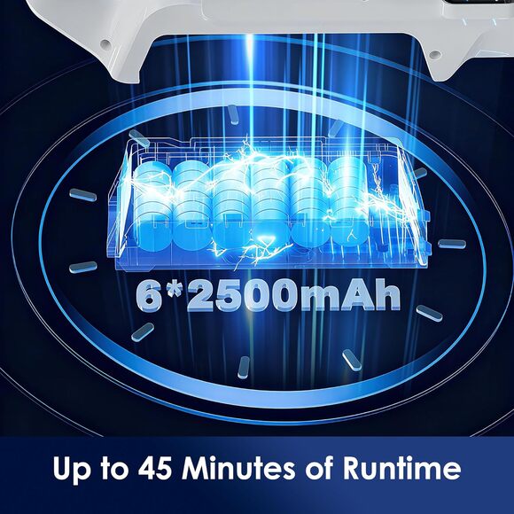 Cordless Vacuum Cleaner 45KPA 88000RPM Strong Suction Stick Vac with LED Display - Picture 9 of 9